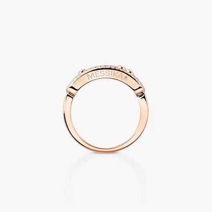 [Mystic JURI] Baby Move Gold Diamond Pave_ Ring