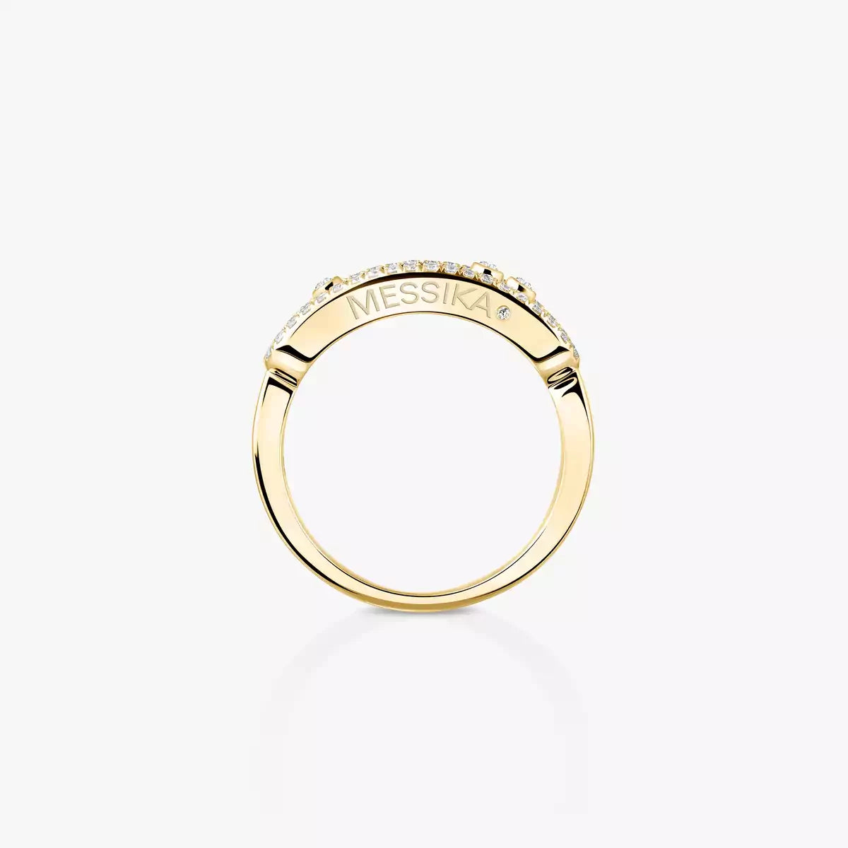 [Mystic JURI] Baby Move Gold Diamond Pave_ Ring