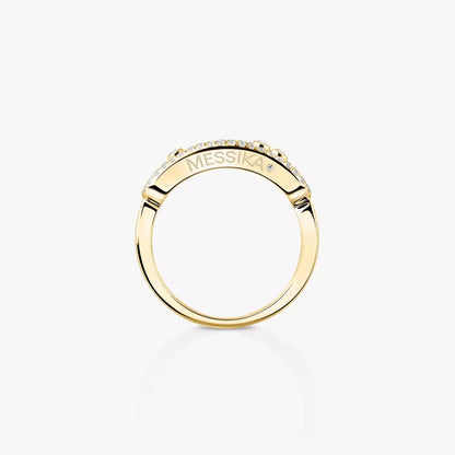 [Mystic JURI] Baby Move Gold Diamond Pave_ Ring