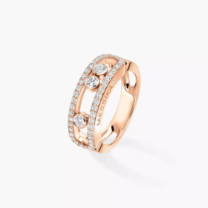[Mystic JURI] Move Gold Diamond Pave_ Ring