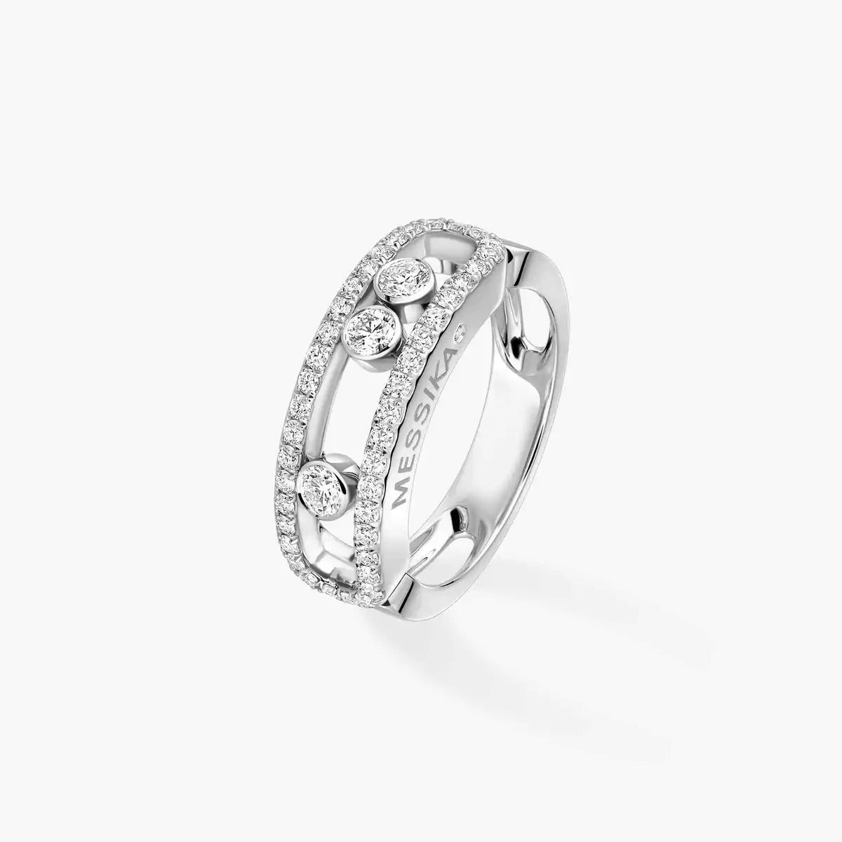 [Mystic JURI] Move Gold Diamond Pave_ Ring