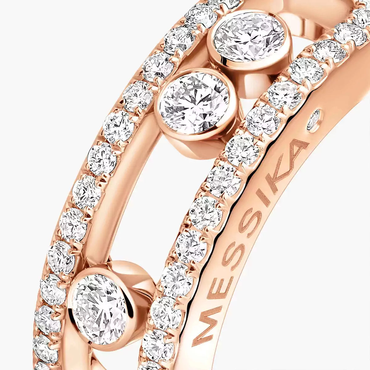 [Mystic JURI] Move Gold Diamond Pave_ Ring