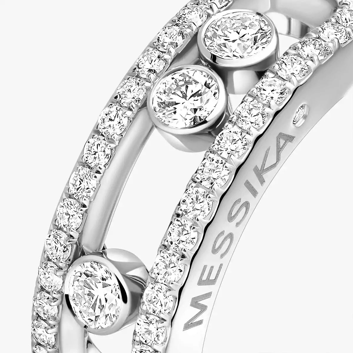 [Mystic JURI] Move Gold Diamond Pave_ Ring