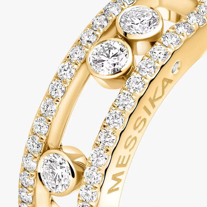 [Mystic JURI] Move Gold Diamond Pave_ Ring