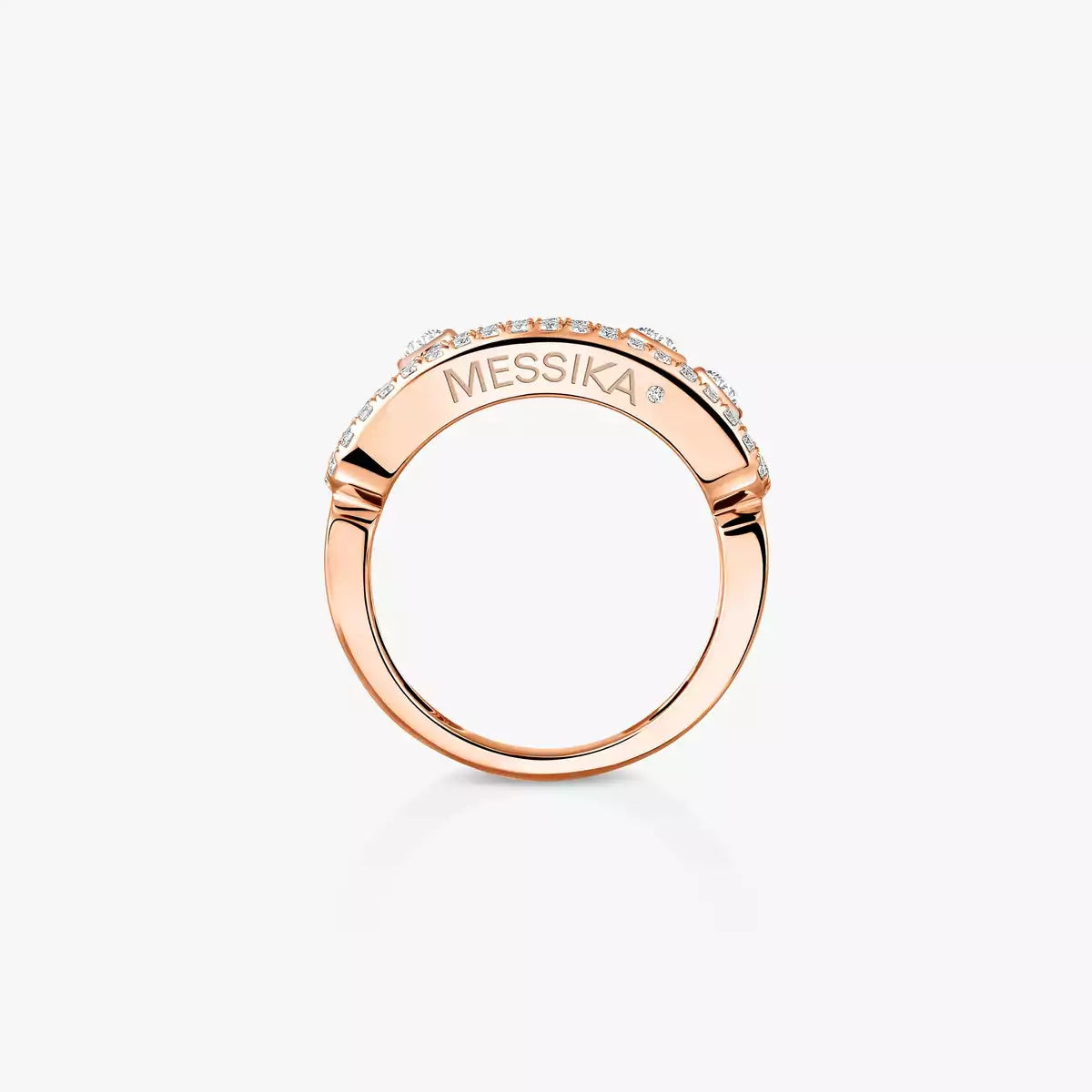[Mystic JURI] Move Gold Diamond Pave_ Ring