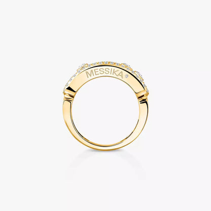 [Mystic JURI] Move Gold Diamond Pave_ Ring