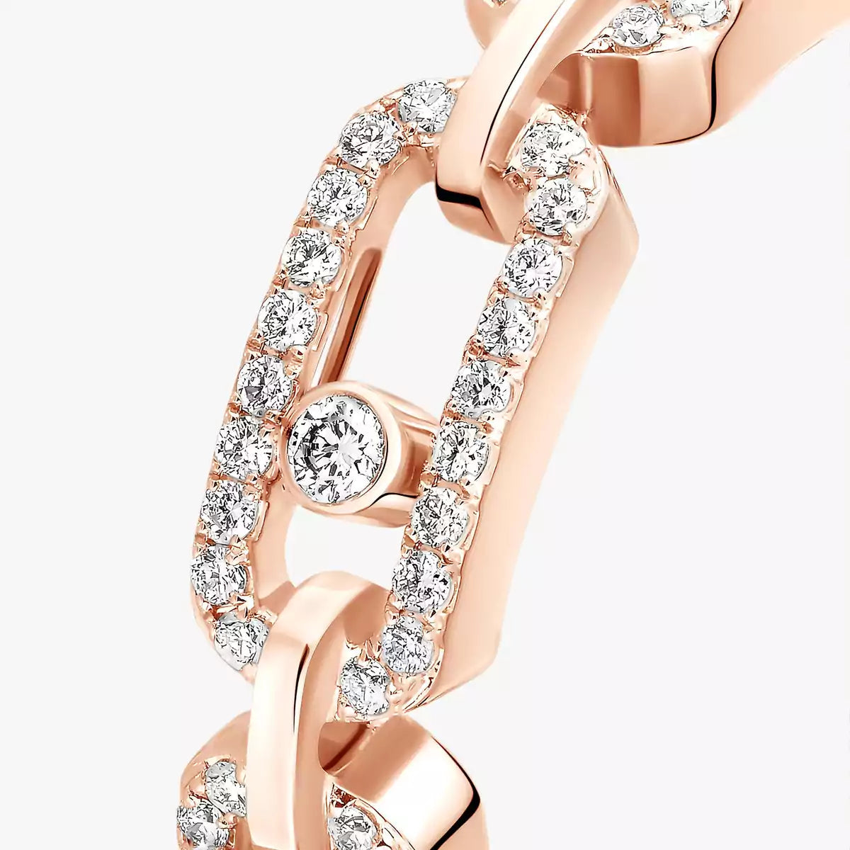 [Mystic JURI]Move Link Pave_-Set Diamond Ring in Gold