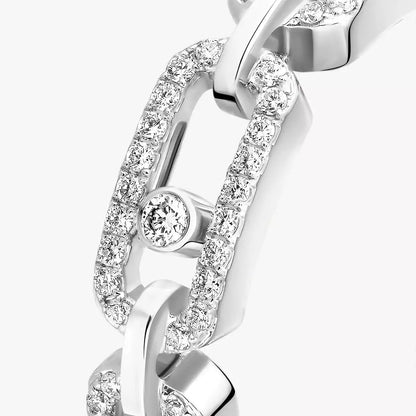 [Mystic JURI]Move Link Pave_-Set Diamond Ring in Gold