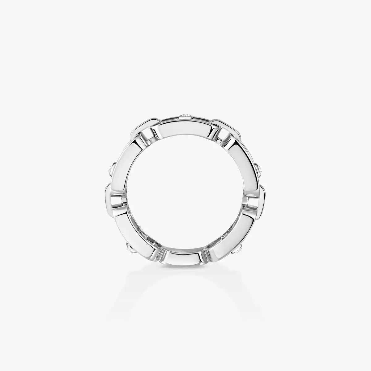 [Mystic JURI]Move Link Pave_-Set Diamond Ring in Gold