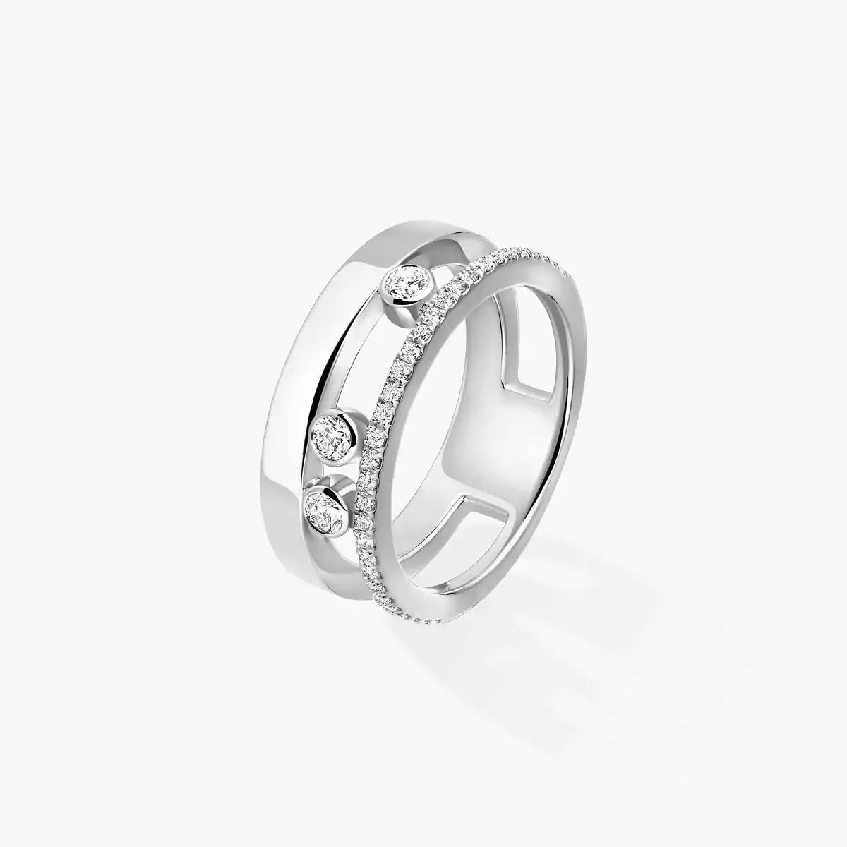 [Mystic JURI]Move Romane Diamond Ring