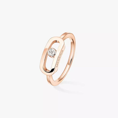 [Mystic JURI]Move Uno Diamond Ring in Gold