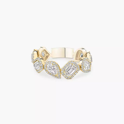 [Mystic JURI]Diamond Wedding Ring My Twin