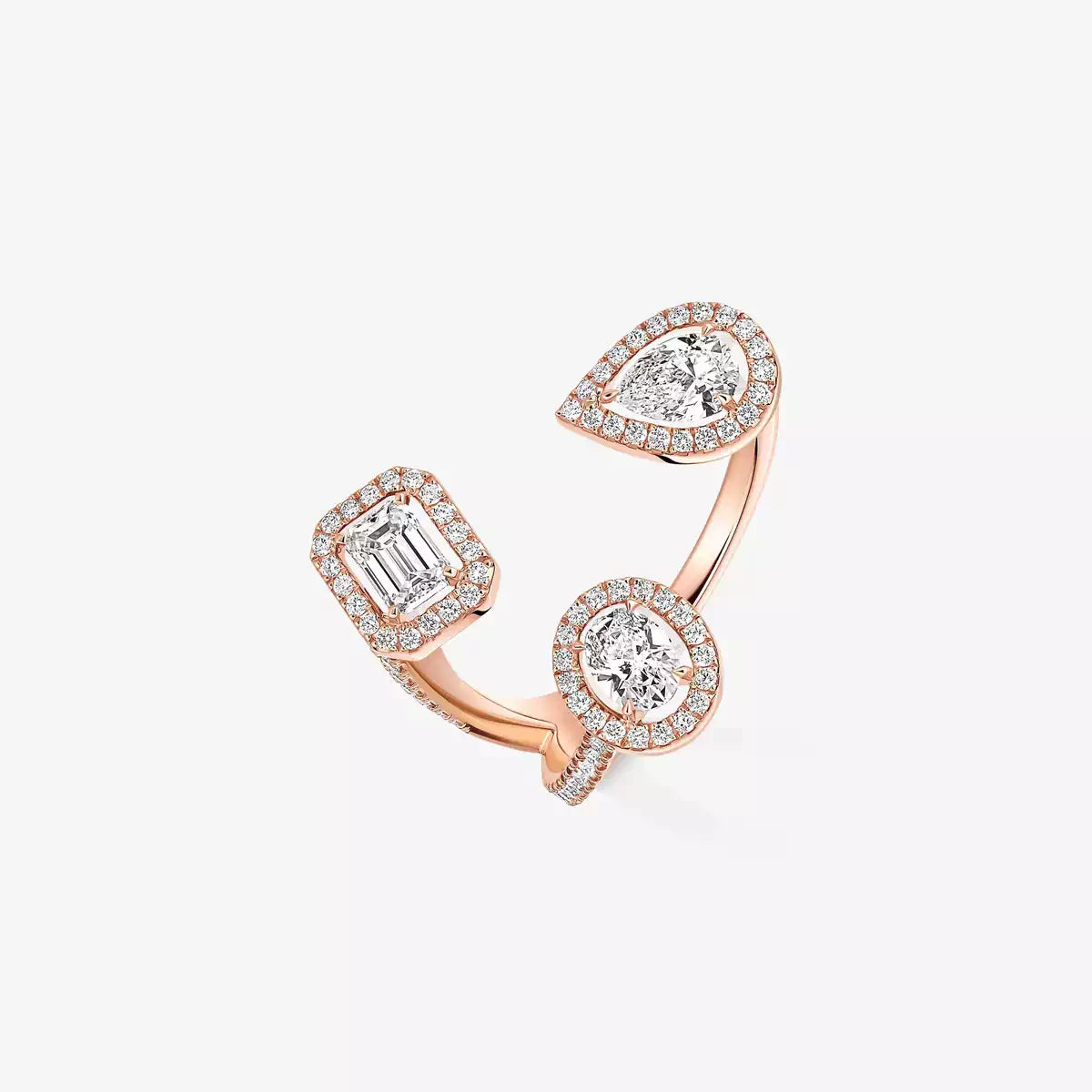[[Mystic JURI] Diamond Ring 0,25ct My Twin Trilogy