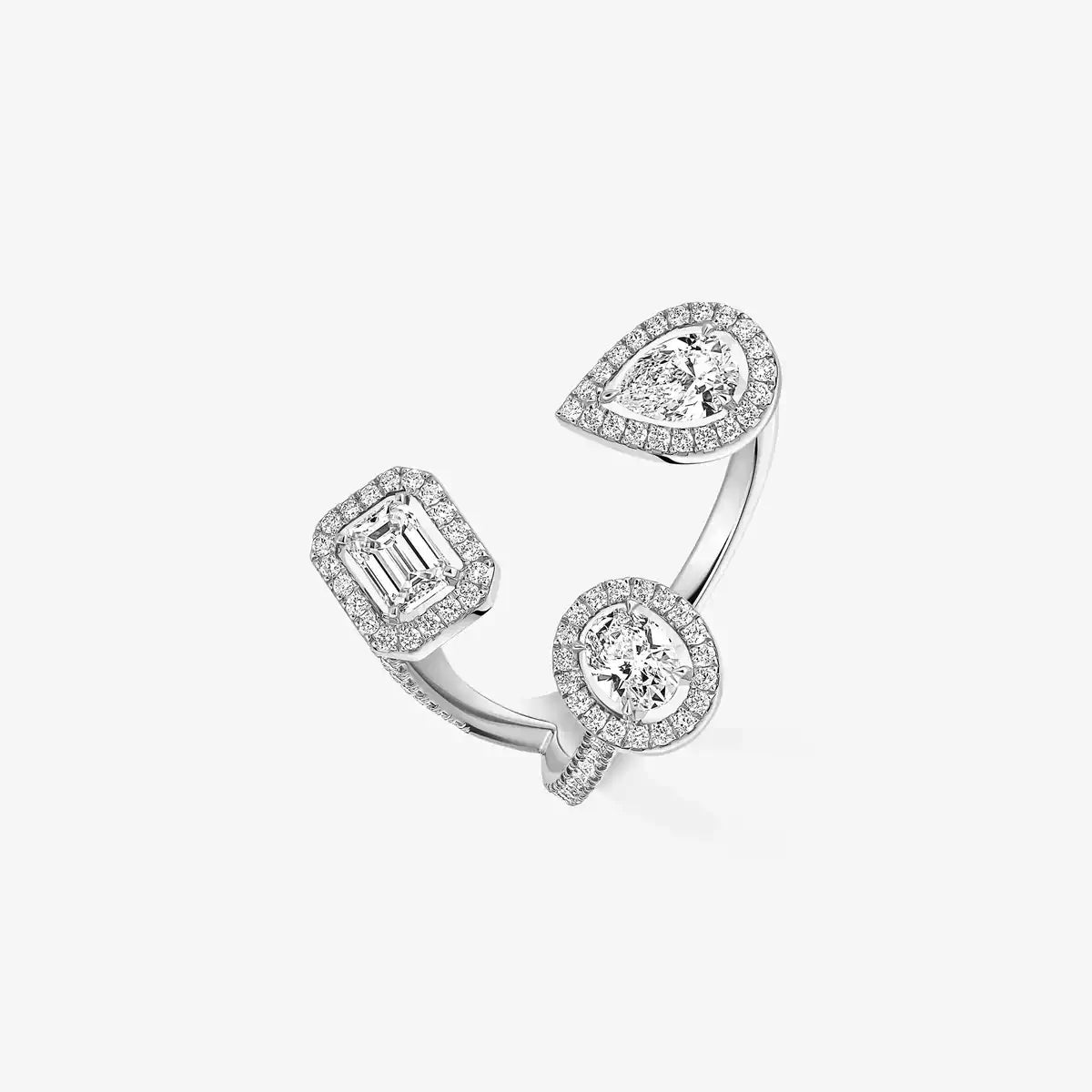 [[Mystic JURI] Diamond Ring 0,25ct My Twin Trilogy