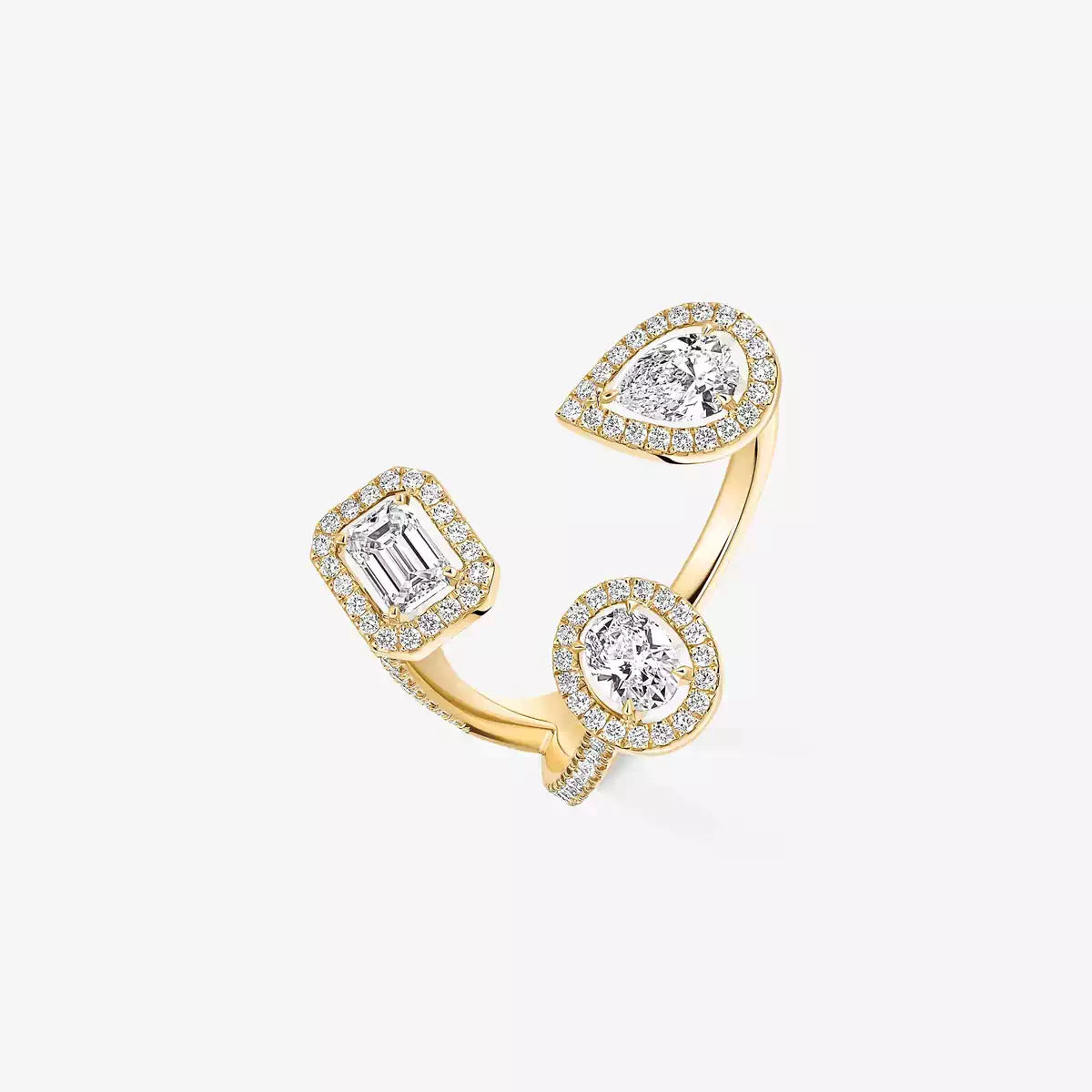 [[Mystic JURI] Diamond Ring 0,25ct My Twin Trilogy