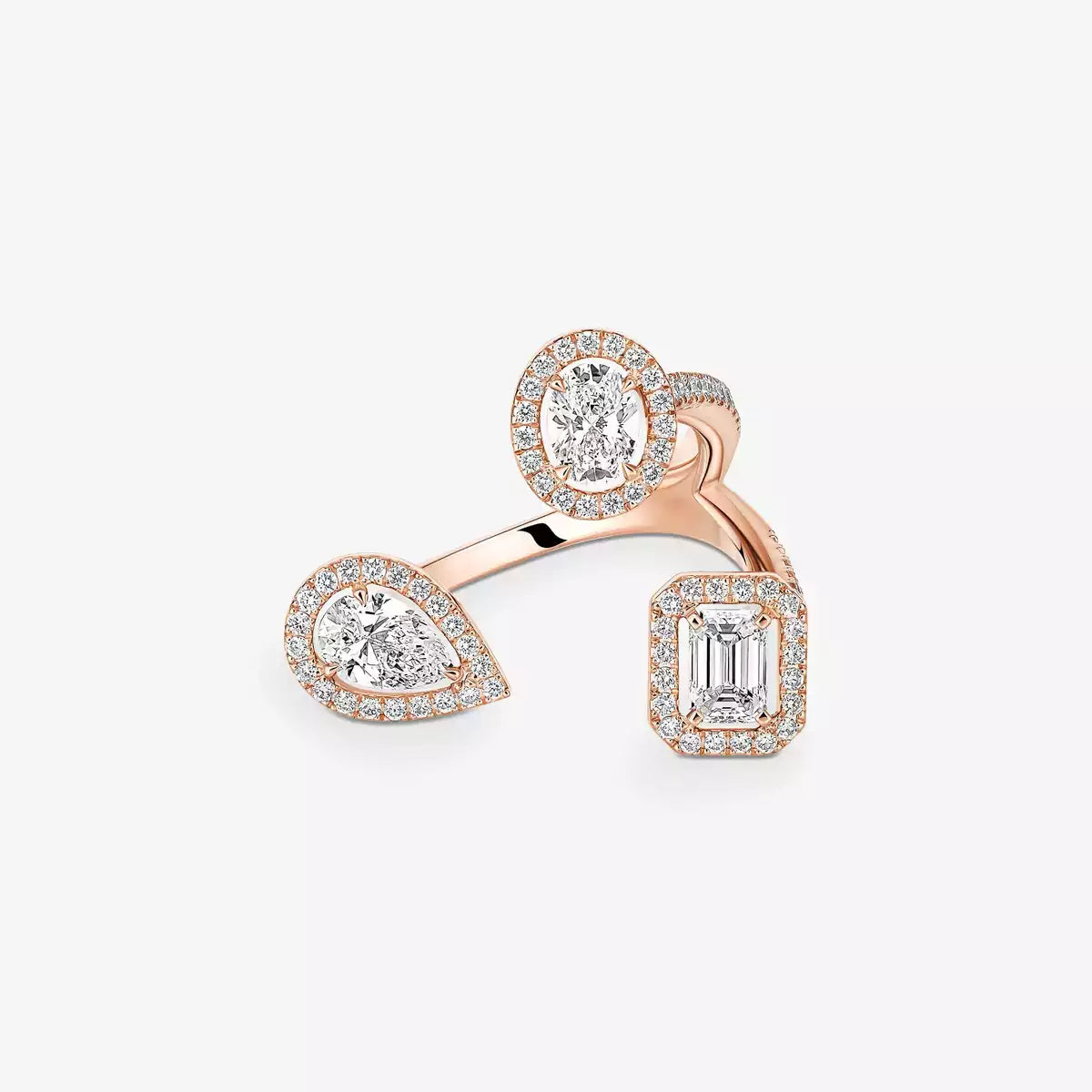 [[Mystic JURI] Diamond Ring 0,25ct My Twin Trilogy