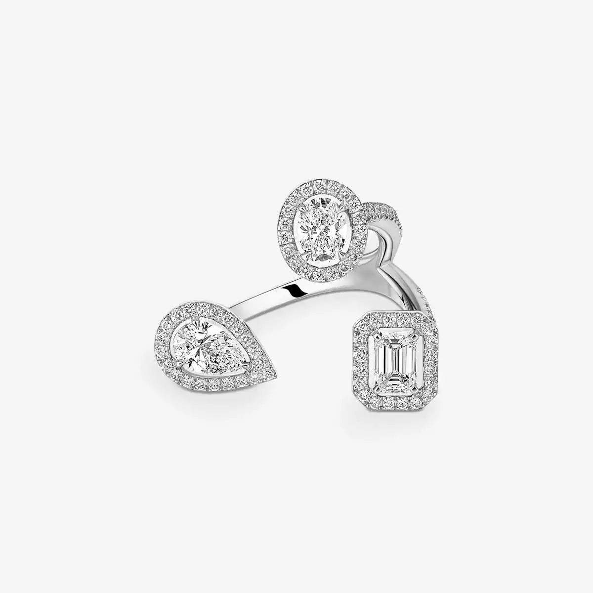[[Mystic JURI] Diamond Ring 0,25ct My Twin Trilogy