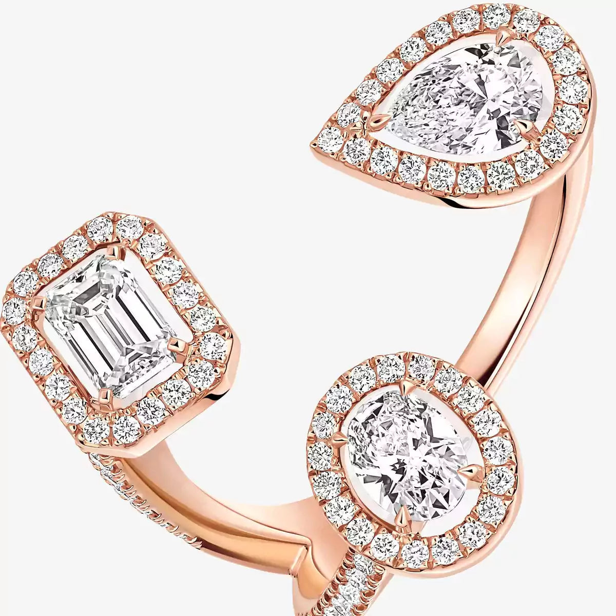 [[Mystic JURI] Diamond Ring 0,25ct My Twin Trilogy