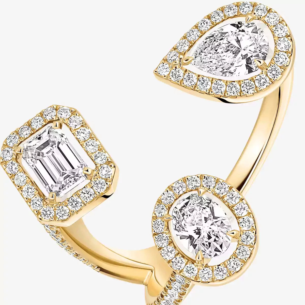 [[Mystic JURI] Diamond Ring 0,25ct My Twin Trilogy