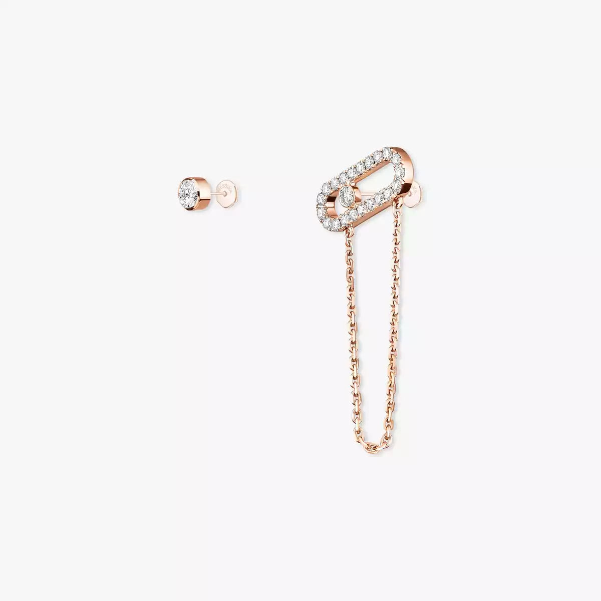 [Mystic JURI]Move Uno Diamond Earrings