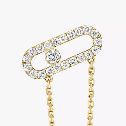 [Mystic JURI]Move Uno Diamond Earrings