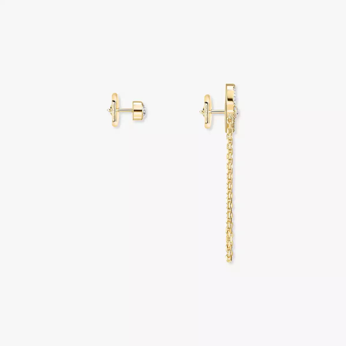 [Mystic JURI]Move Uno Diamond Earrings