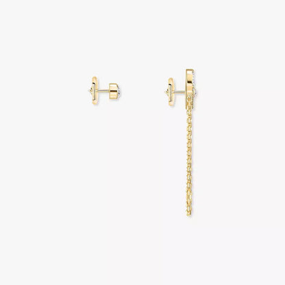 [Mystic JURI]Move Uno Diamond Earrings
