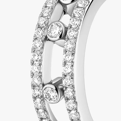 [Mystic JURI]Diamond Pave_ Hoop Earrings Move