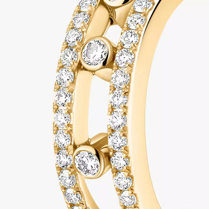 [Mystic JURI]Diamond Pave_ Hoop Earrings Move