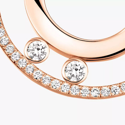[Mystic JURI]Move Romane Small Diamond Hoop Earrings