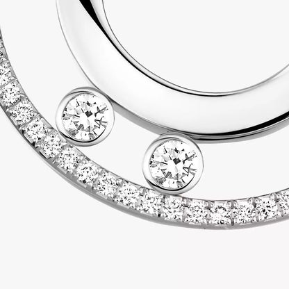 [Mystic JURI]Move Romane Small Diamond Hoop Earrings