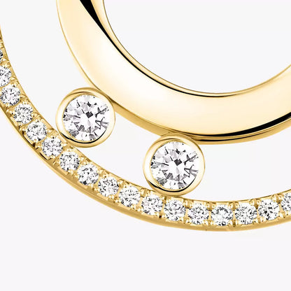 [Mystic JURI]Move Romane Small Diamond Hoop Earrings