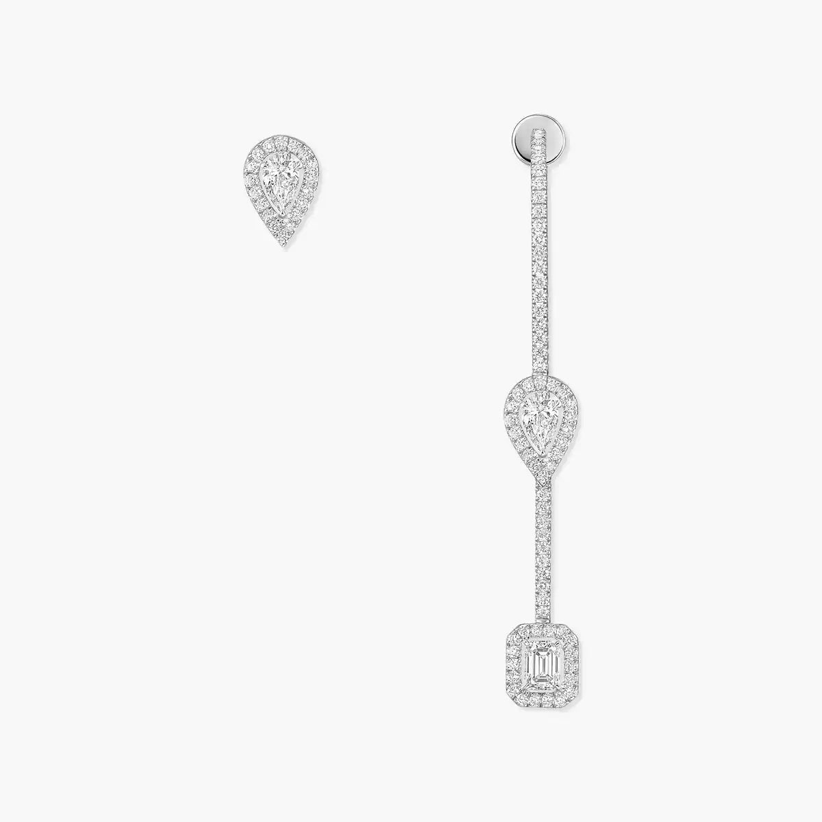 [Mystic JURI]Diamond Drop Earrings My Twin