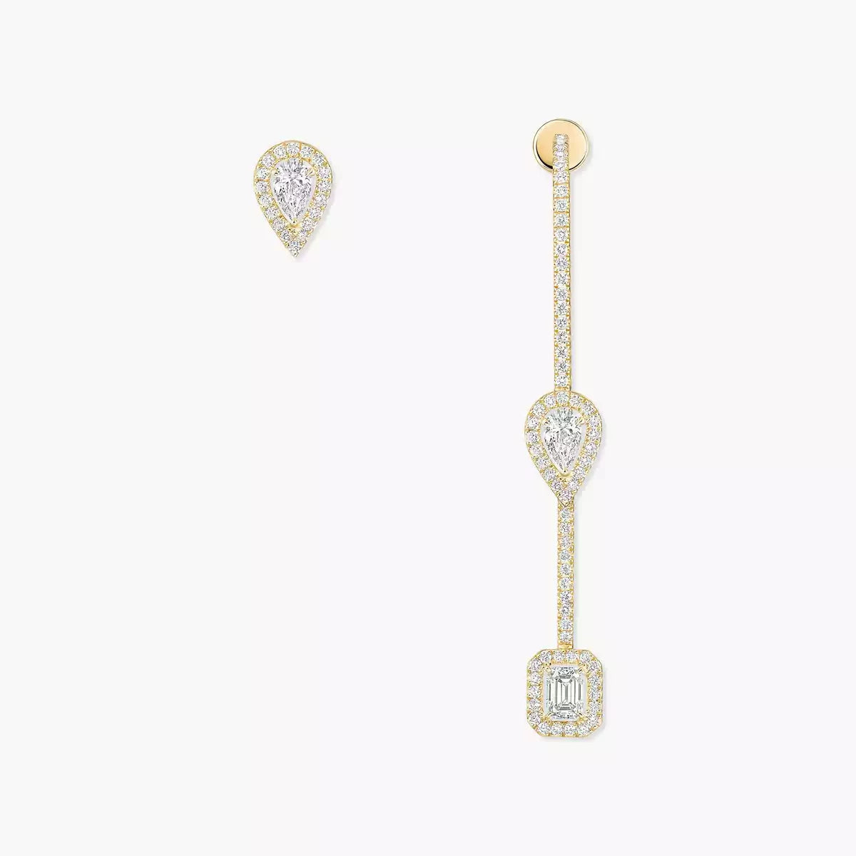 [Mystic JURI]Diamond Drop Earrings My Twin