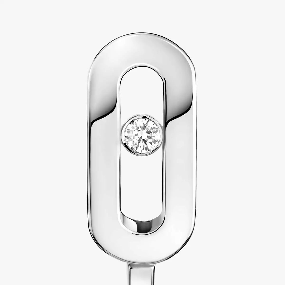 [Mystic JURI]Diamond Mini Hoop Earrings Move Classique