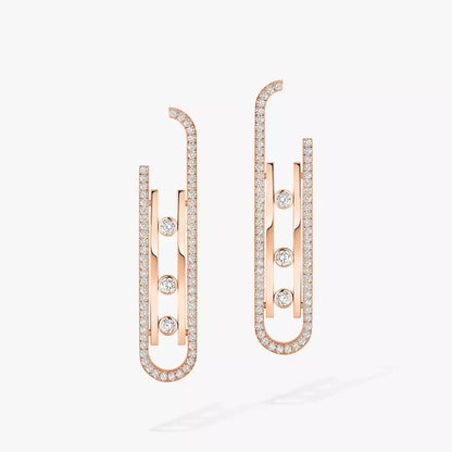 [Mystic JURI]Diamond Pendant Earrings Move 10Th
