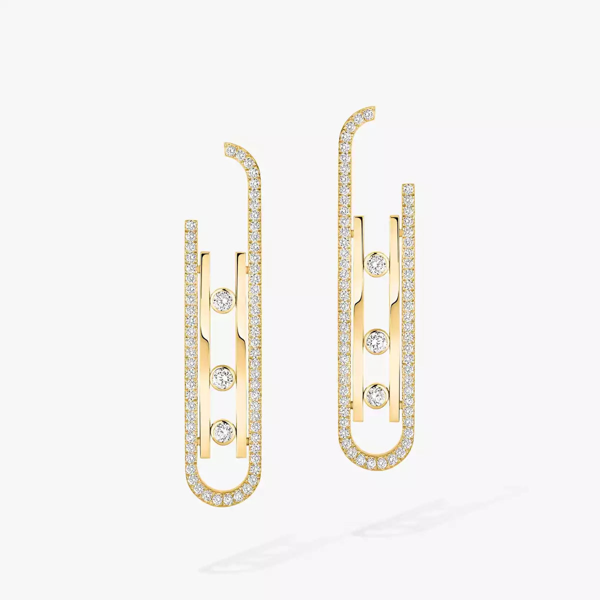 [Mystic JURI]Diamond Pendant Earrings Move 10Th