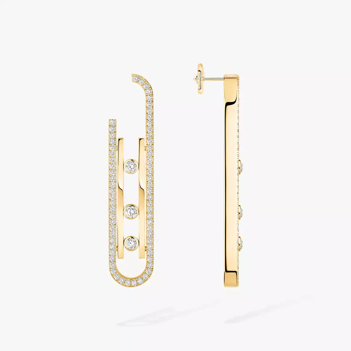 [Mystic JURI]Diamond Pendant Earrings Move 10Th