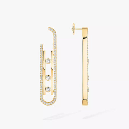 [Mystic JURI]Diamond Pendant Earrings Move 10Th