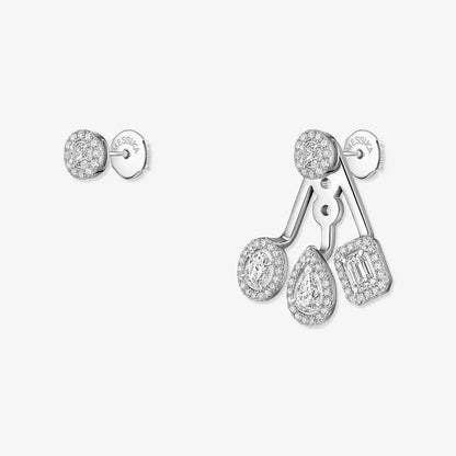 [Mystic JURI] My Twin Trio  Diamond Earrings