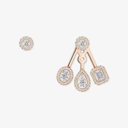[Mystic JURI] My Twin Trio  Diamond Earrings