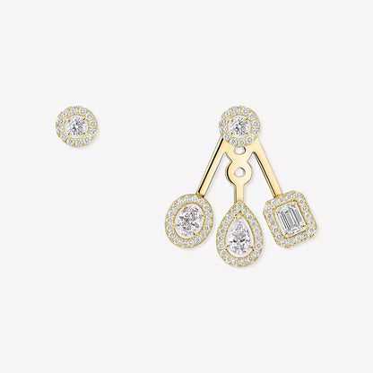 [Mystic JURI] My Twin Trio  Diamond Earrings