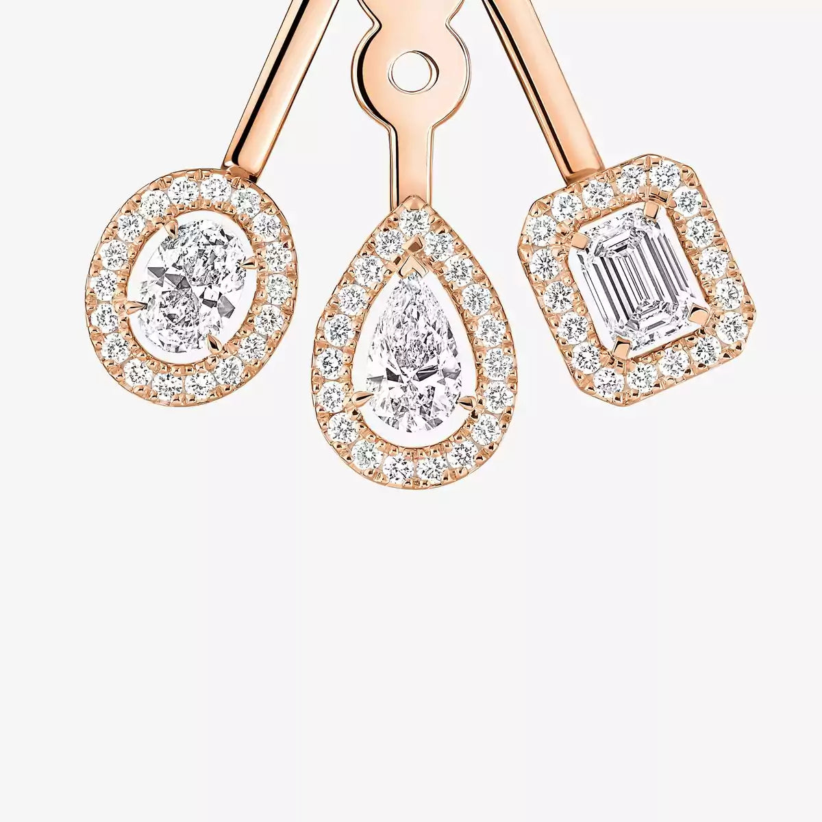 [Mystic JURI] My Twin Trio  Diamond Earrings