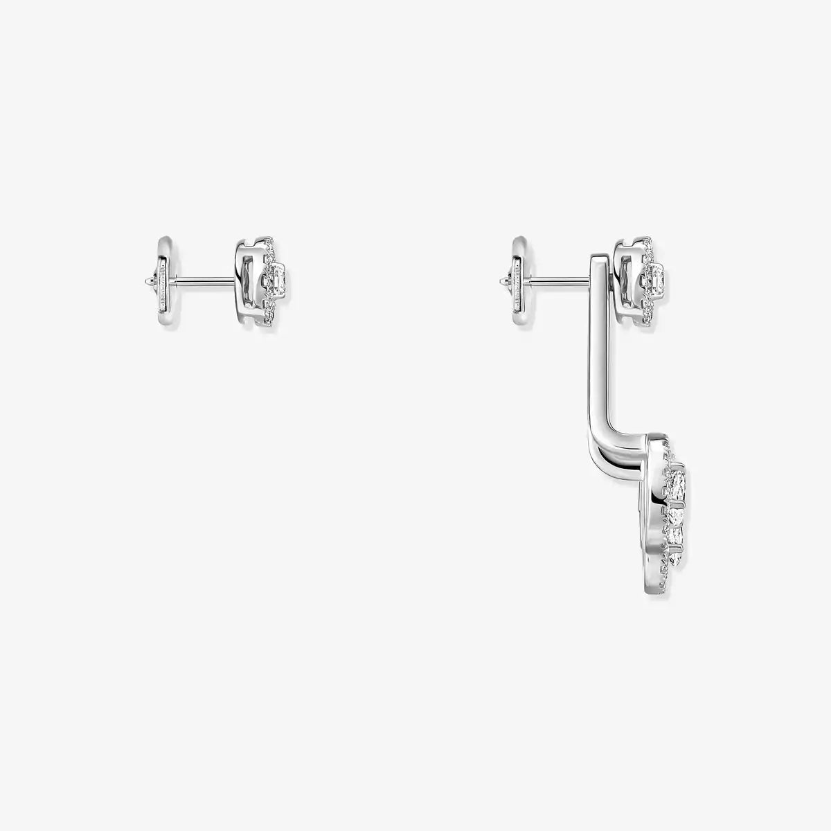 [Mystic JURI] My Twin Trio  Diamond Earrings