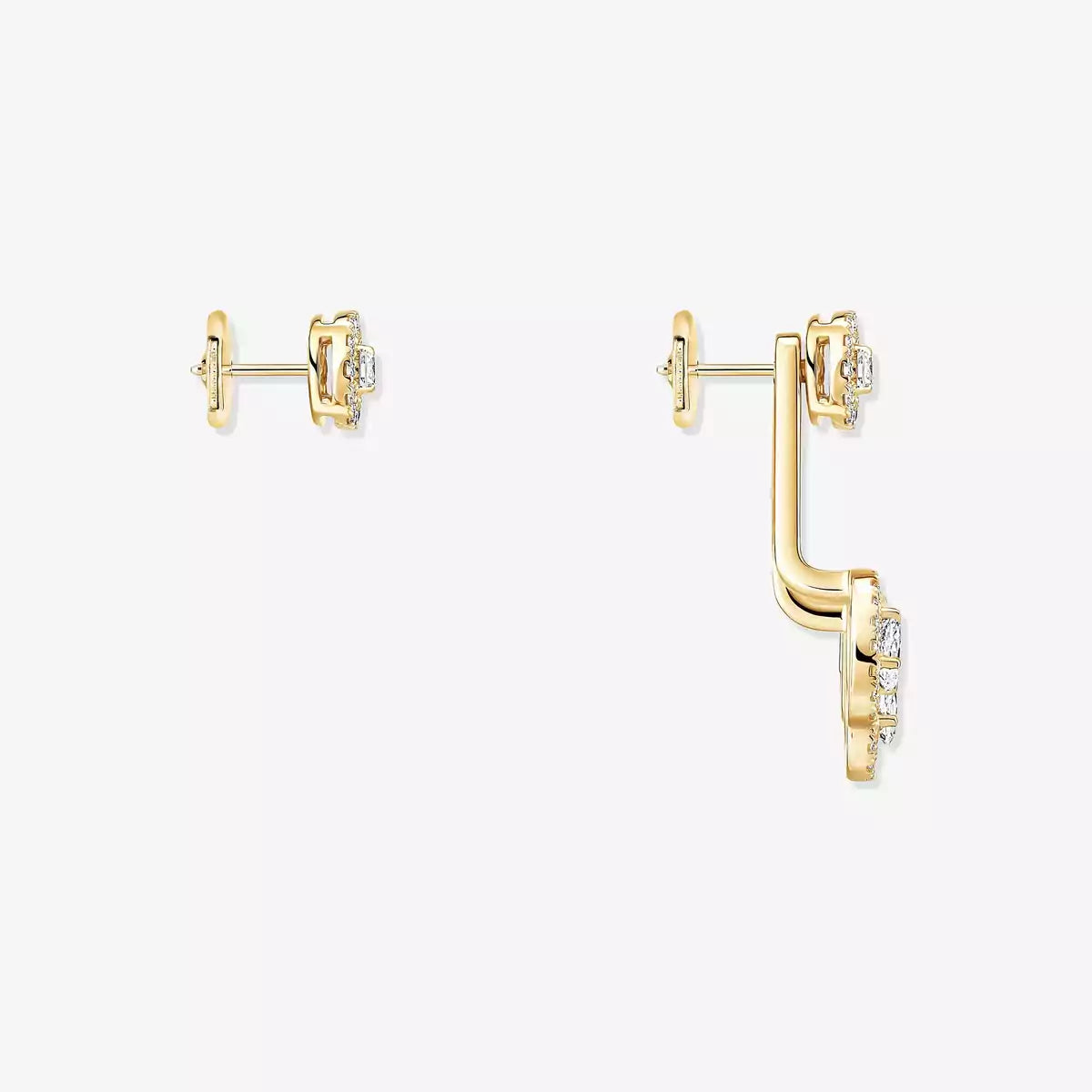 [Mystic JURI] My Twin Trio  Diamond Earrings