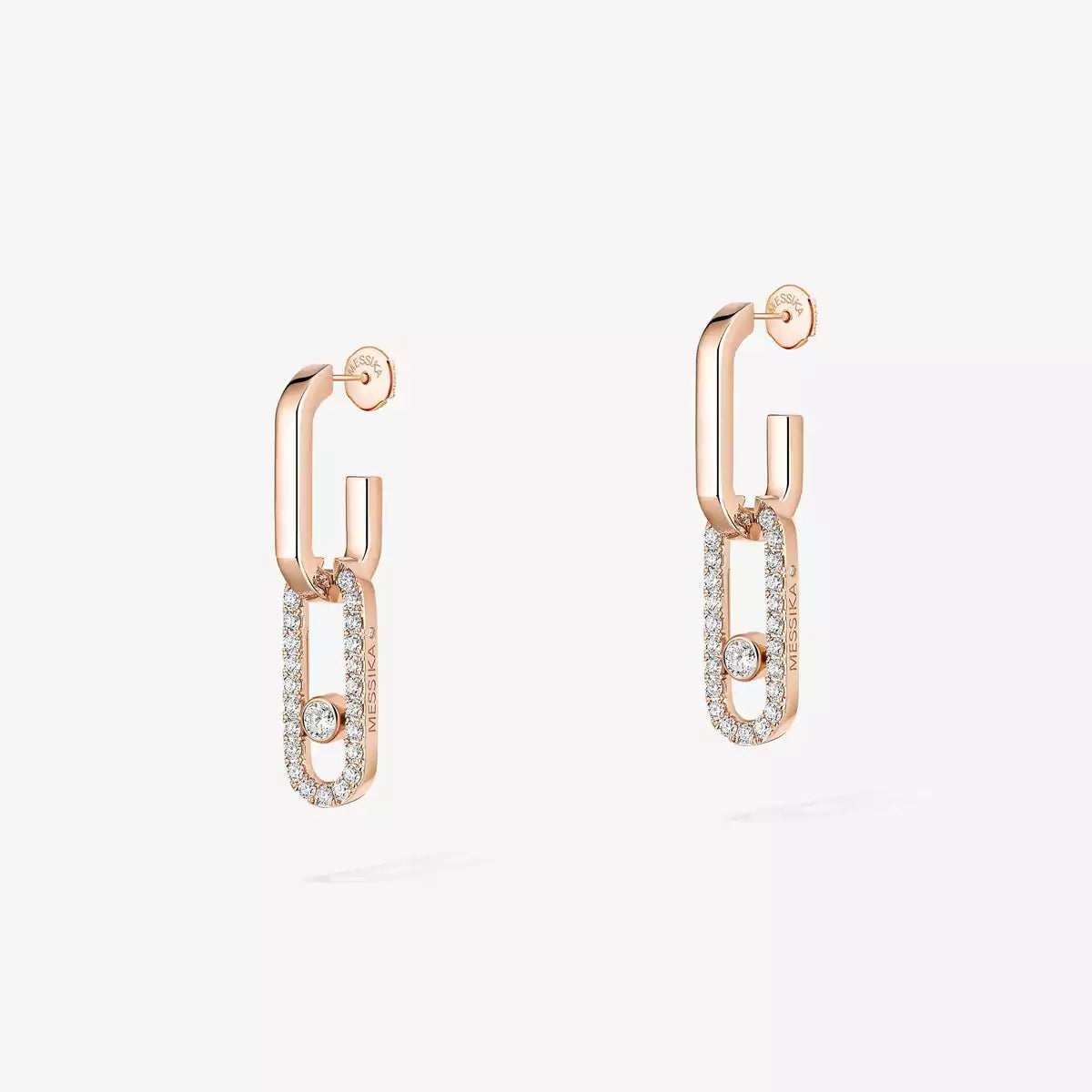 [Mystic JURI]Move Link Diamond Earrings