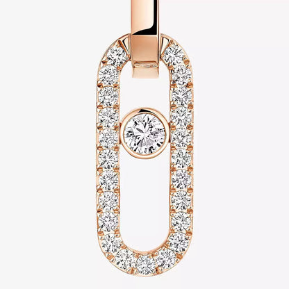[Mystic JURI]Move Link Diamond Earrings