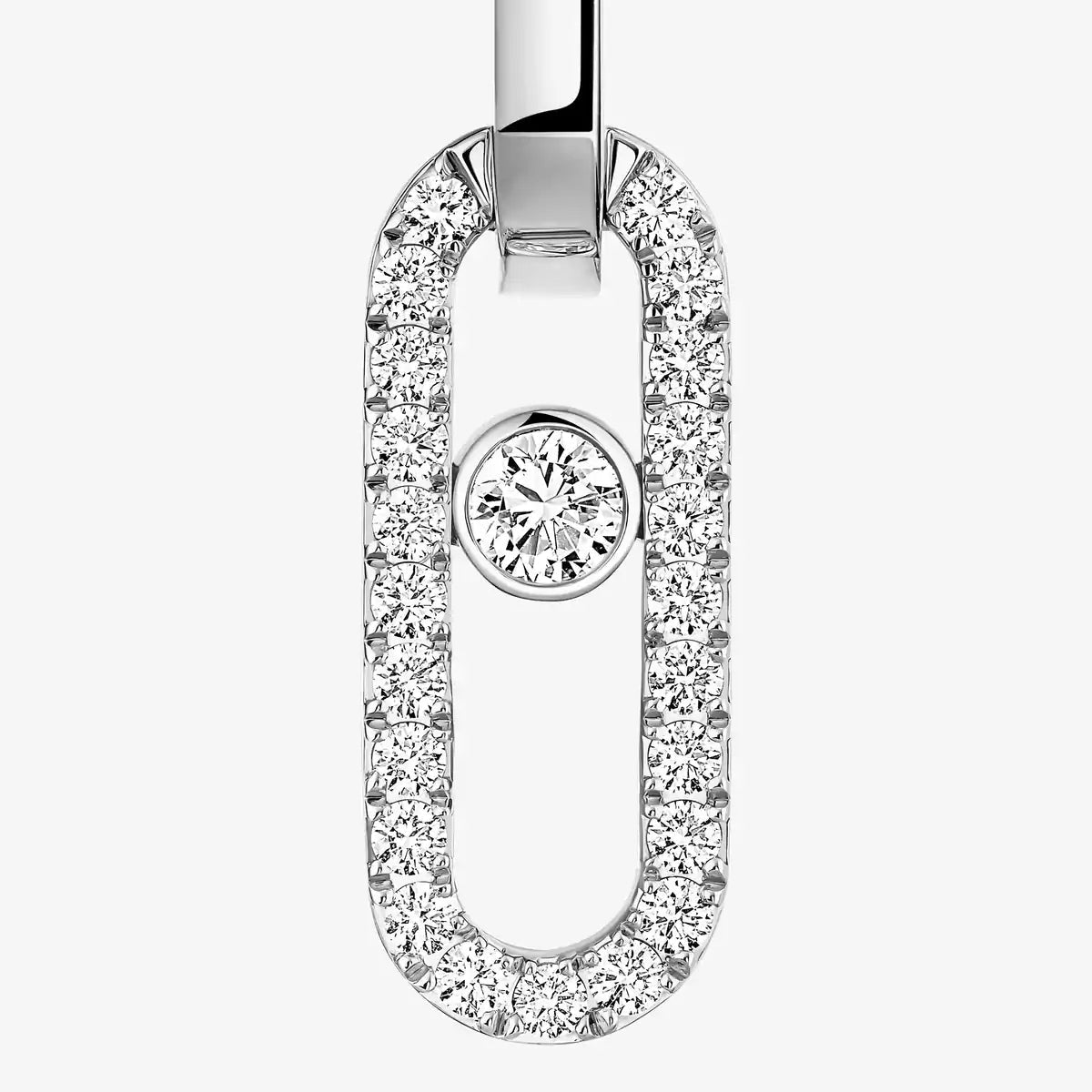 [Mystic JURI]Move Link Diamond Earrings