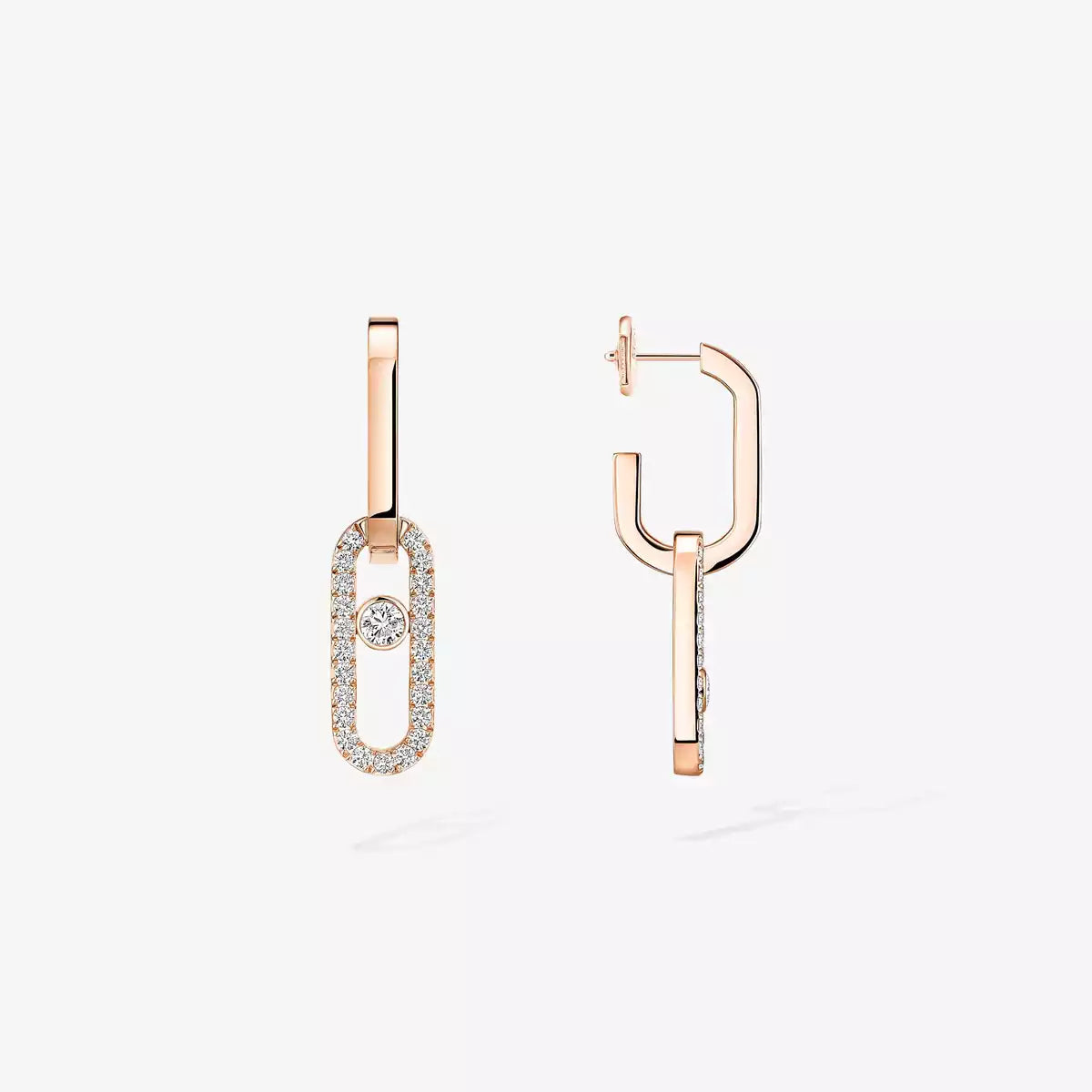 [Mystic JURI]Move Link Diamond Earrings