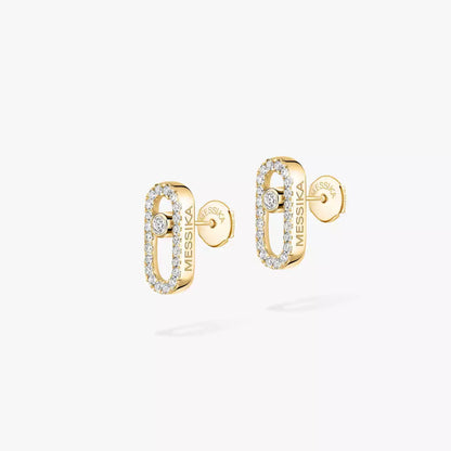 [Mystic JURI]Move Uno Diamond Earrings